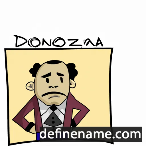 cartoon of the name Donaziano