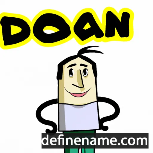 cartoon of the name Doncan