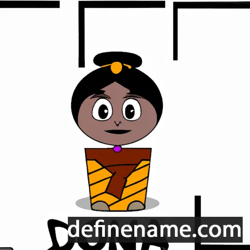 cartoon of the name Donda