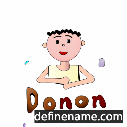 cartoon of the name Dondon