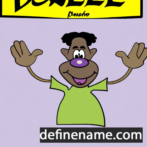 cartoon of the name Donell