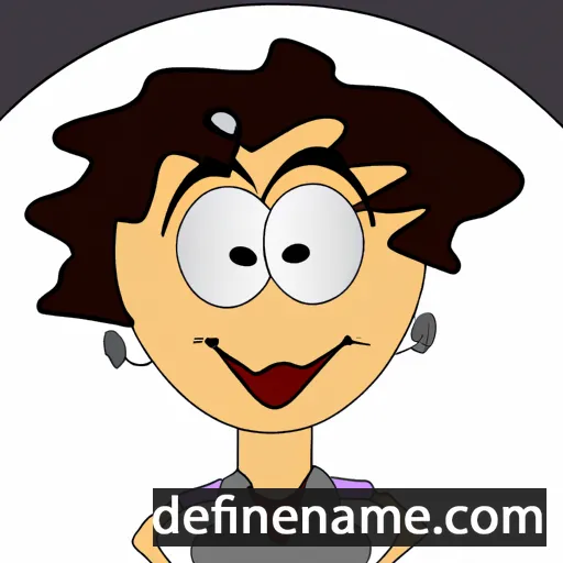 cartoon of the name Donette