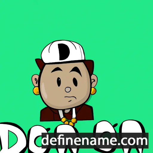 cartoon of the name Doni