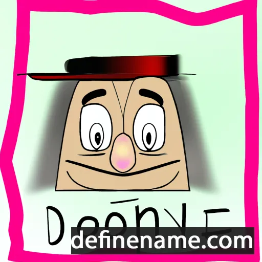 cartoon of the name Donie