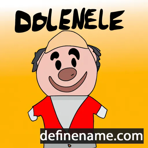 cartoon of the name Donieal