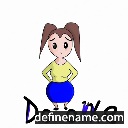 cartoon of the name Donikë