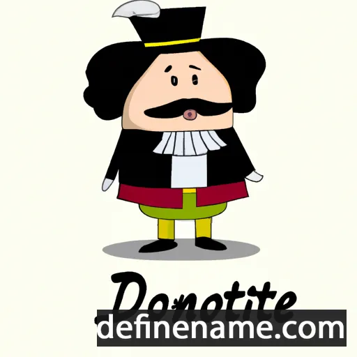 cartoon of the name Donizetti