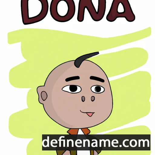 cartoon of the name Donja