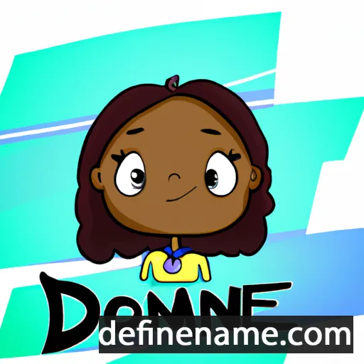 cartoon of the name Donnae