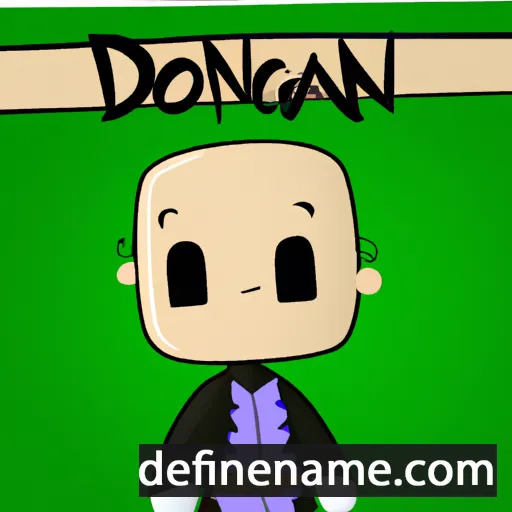 cartoon of the name Donnagán