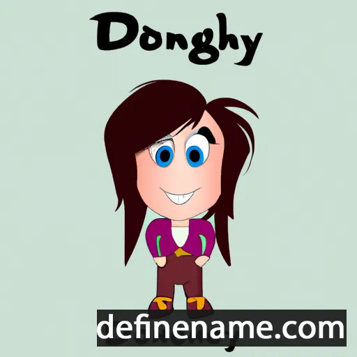 cartoon of the name Donnaghey