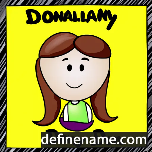 cartoon of the name Donnalyn