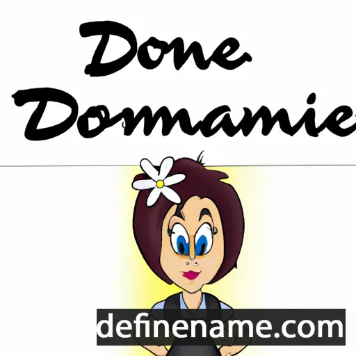 cartoon of the name Donnamarie