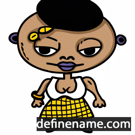 cartoon of the name Donnamira