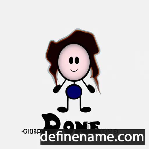 cartoon of the name Donné