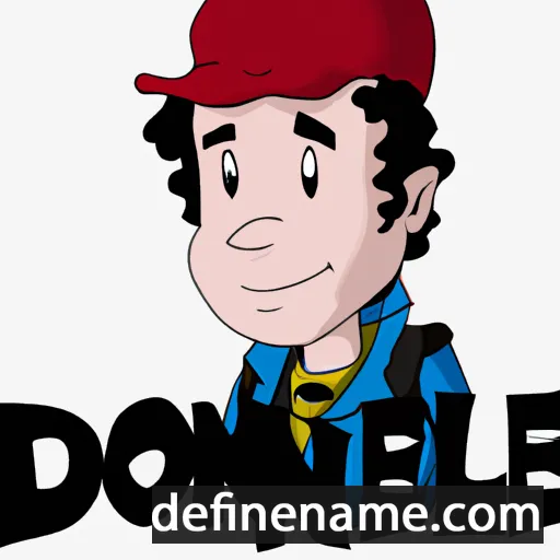 cartoon of the name Donnel