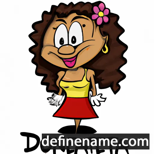 cartoon of the name Donnetta