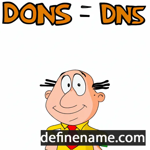 Donnis cartoon