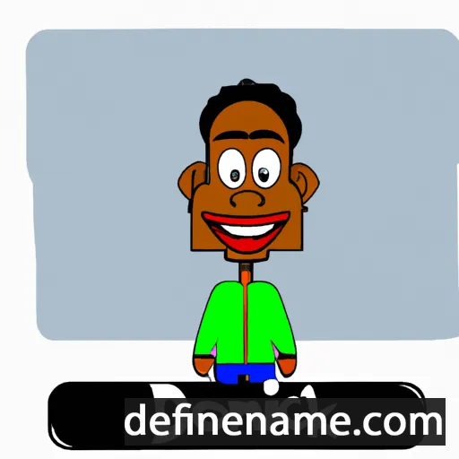 cartoon of the name Donrick