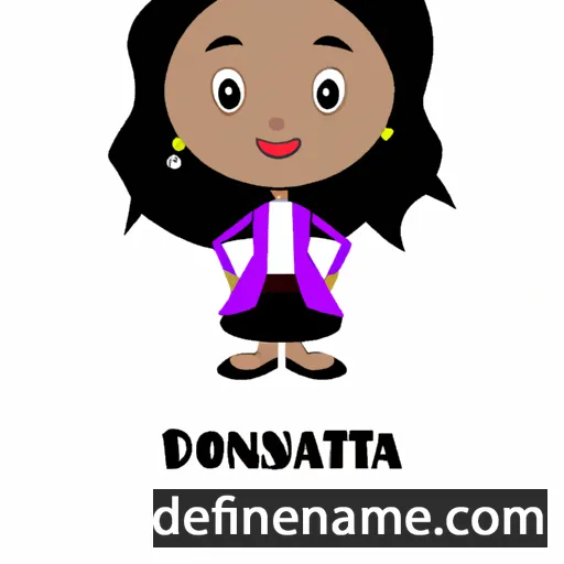 cartoon of the name Dontasia