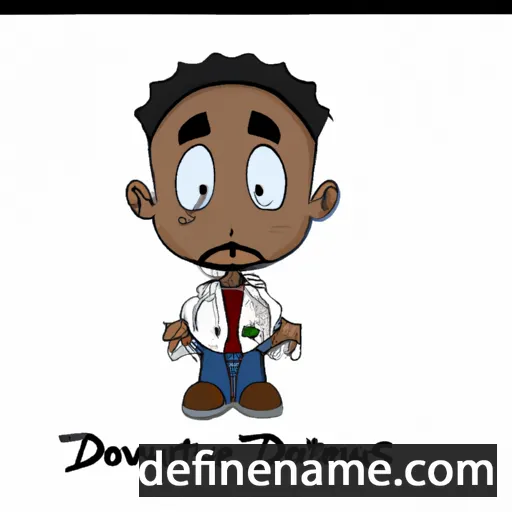 cartoon of the name Dontavious