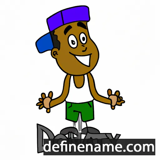 cartoon of the name Dontray