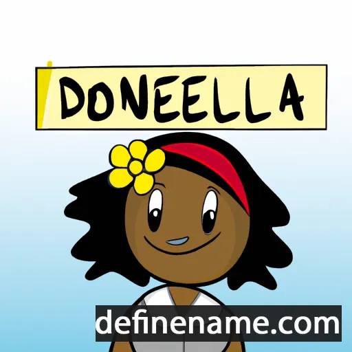 cartoon of the name Donyella