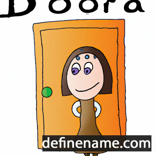 cartoon of the name Doora