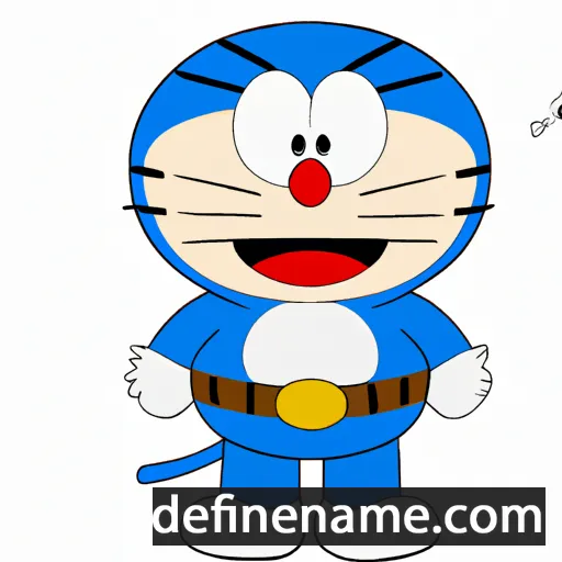 cartoon of the name Doraemon