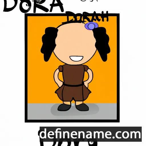 cartoon of the name Dorah