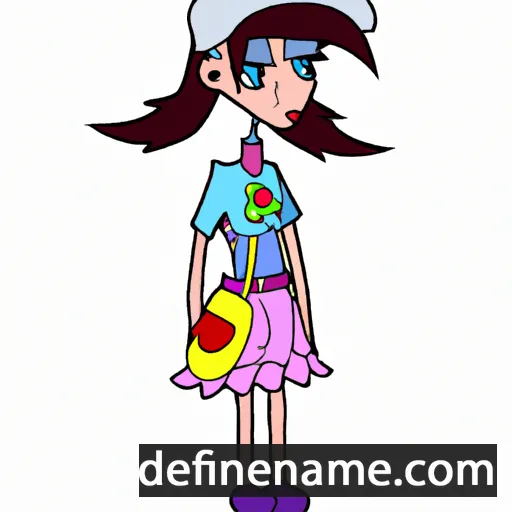 cartoon of the name Doralice