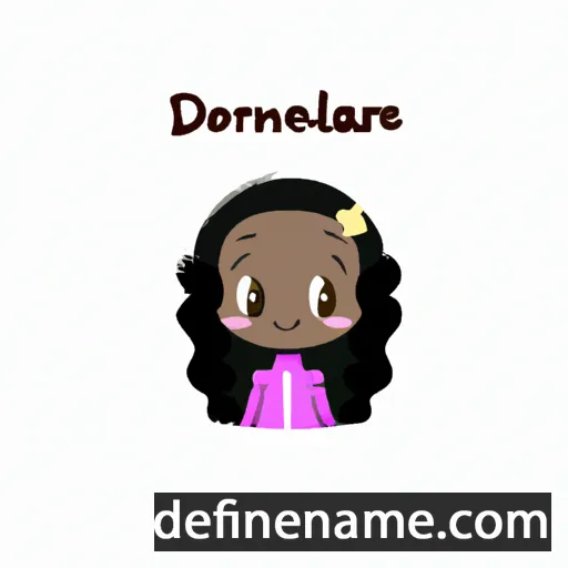 cartoon of the name Doraline