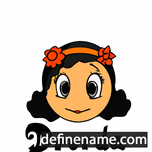 cartoon of the name Doranda