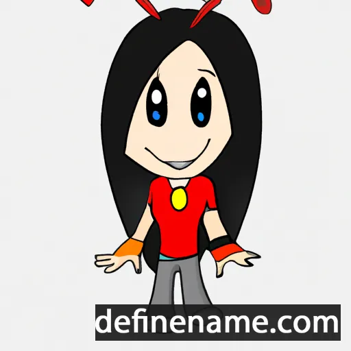 cartoon of the name Dorann