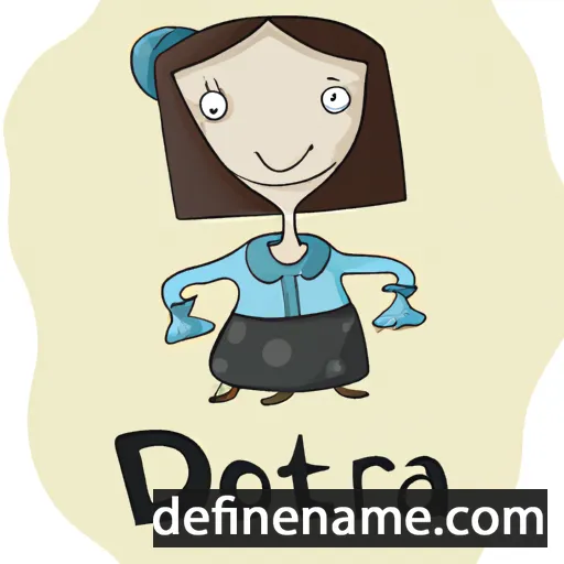 cartoon of the name Doratea