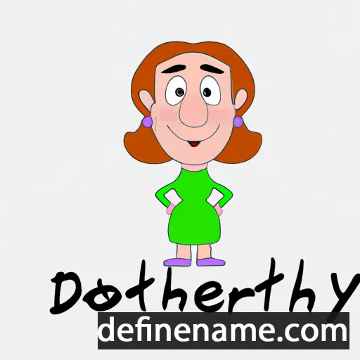 cartoon of the name Dorathey