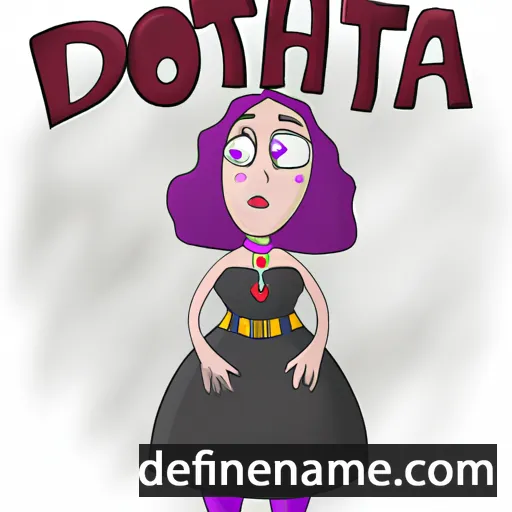 cartoon of the name Dorathia