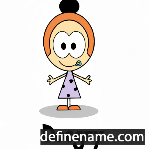 cartoon of the name Dorcily