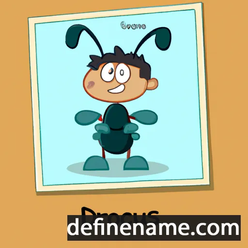 cartoon of the name Dorcus