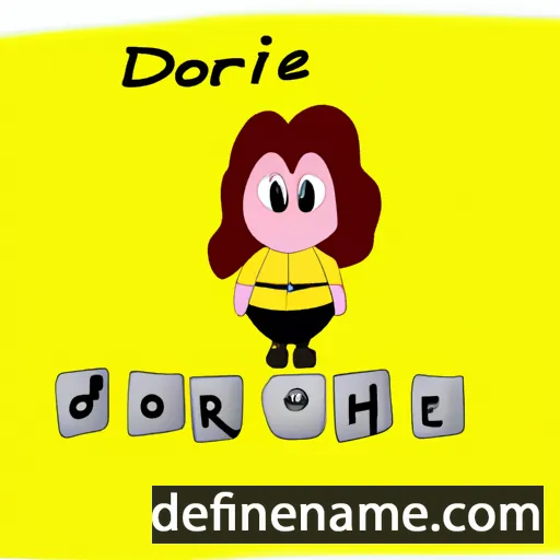 cartoon of the name Dorée