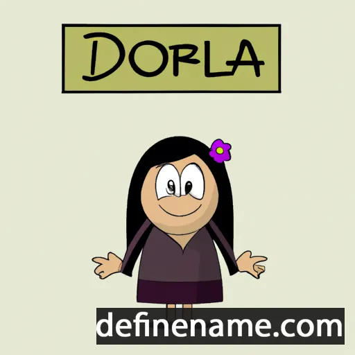 Dorelia cartoon