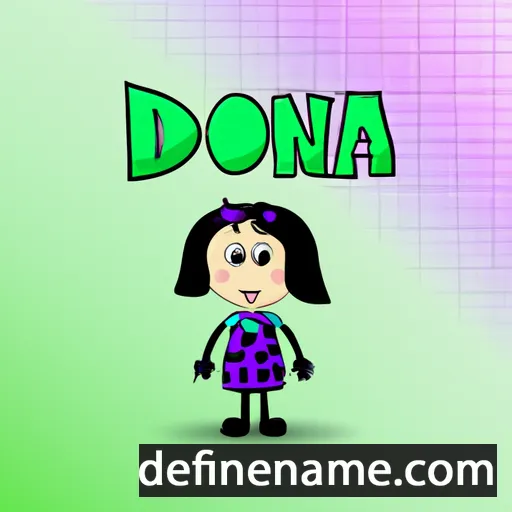 cartoon of the name Dorena