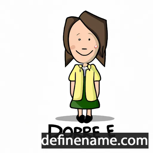 cartoon of the name Dorene