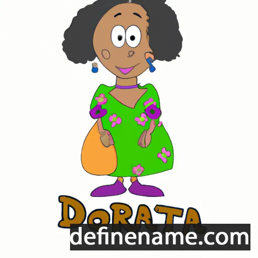 cartoon of the name Doretha