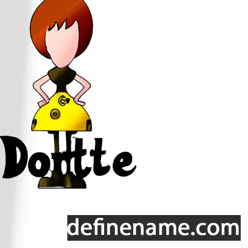 cartoon of the name Dorette