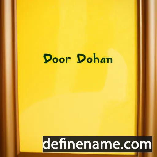 cartoon of the name Doriah