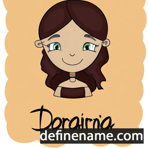 cartoon of the name Doriana