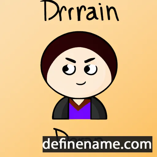 cartoon of the name Doriani