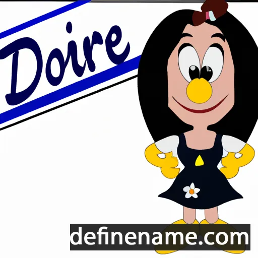 cartoon of the name Dorie