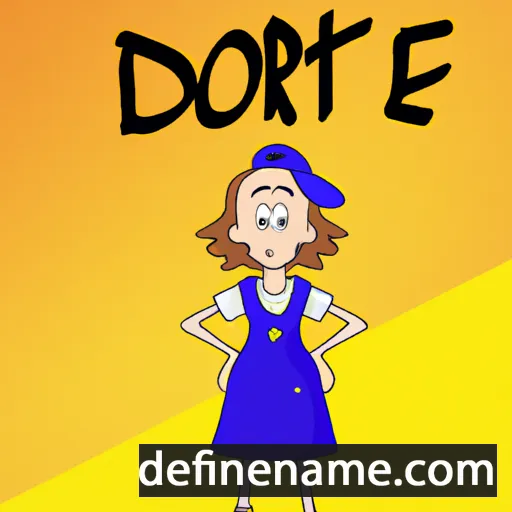 cartoon of the name Dorie